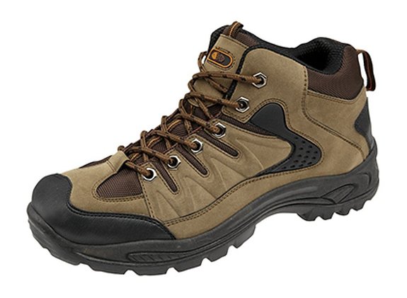 Johnscliffe KATHMANDU Mens Faux Suede Lace Up Trekking Hiking Shoes Trainers