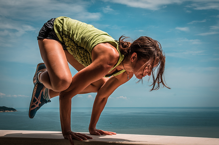 crow pose arm balance